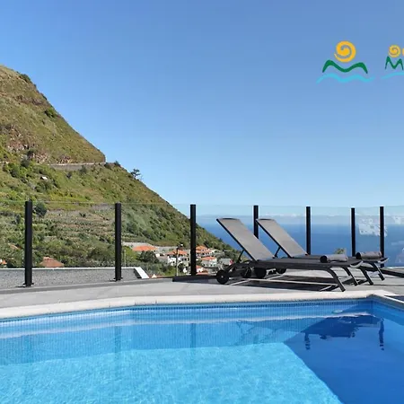 Great Modern Villa Ac Sea-View Calheta Charm *