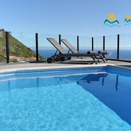 Great Modern Villa Ac Sea-View Calheta Charm *