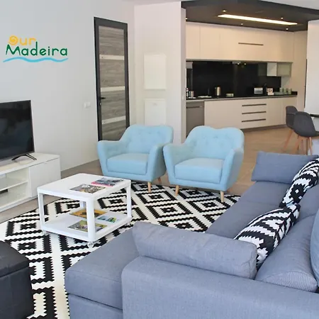 Great Modern Villa Ac Sea-View Calheta Charm Вилла
