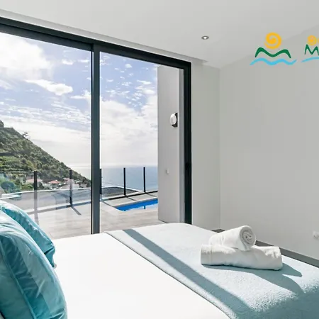 Great Modern Villa Ac Sea-View Calheta Charm Кальета