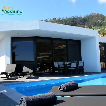 Great Modern Villa Ac Sea-View Calheta Charm Вилла Кальета