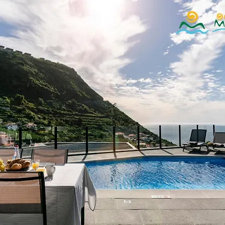 Great Modern Villa Ac Sea-View Calheta Charm Вилла Кальета